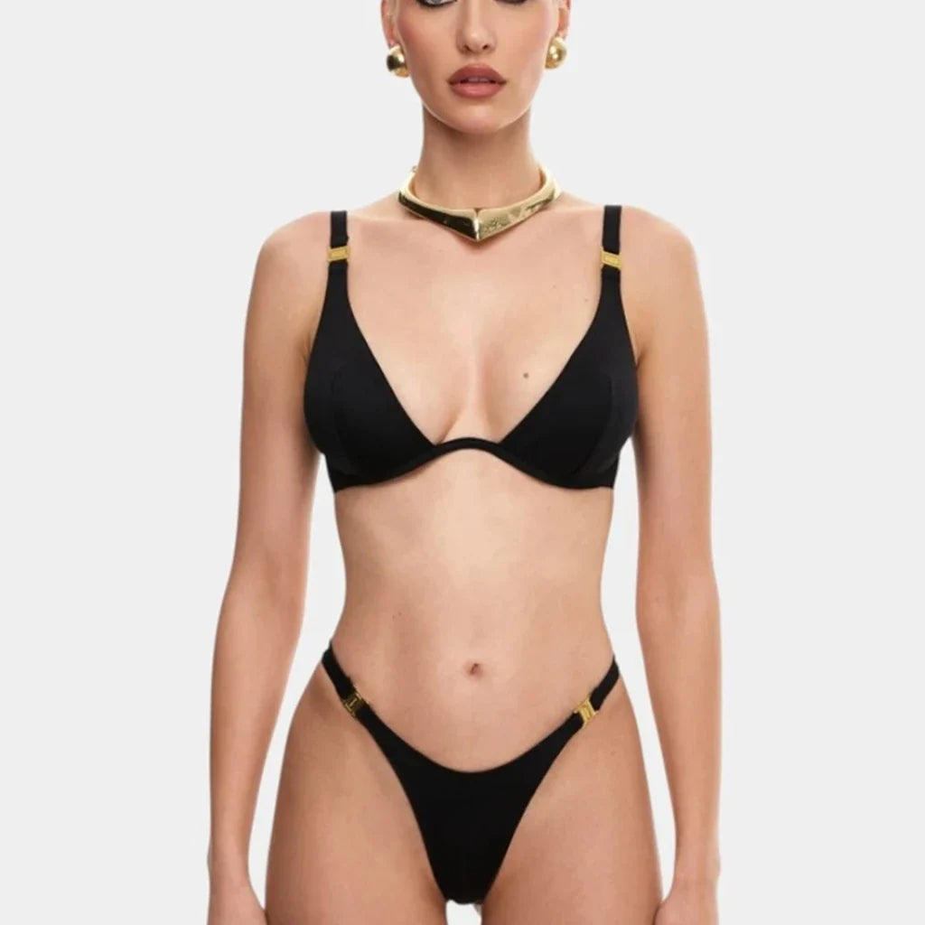 Push Up Bikini Micro Bikinis Set 2026 Womens Swimsuit Sexy Female Thong Swimwear Bathing Suit Solid Thong Biquini Swimming Suits