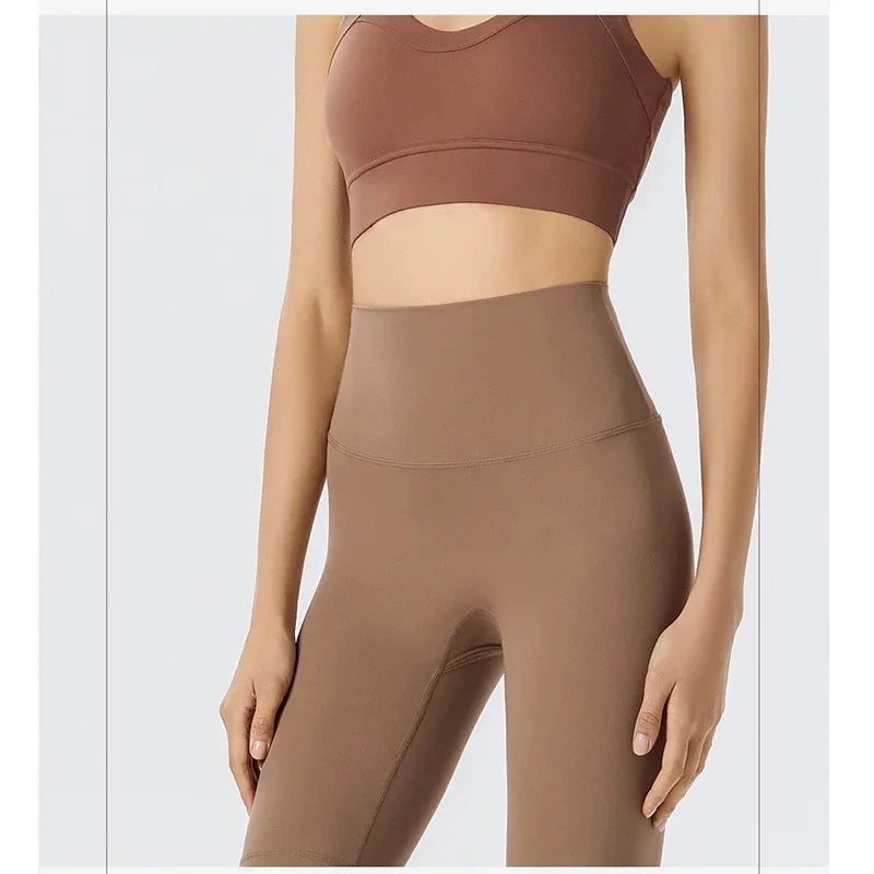 Women's High-Quality Yoga Exercise Shorts Quick Drying Nude Sports Running Fitness Shorts for Active Women