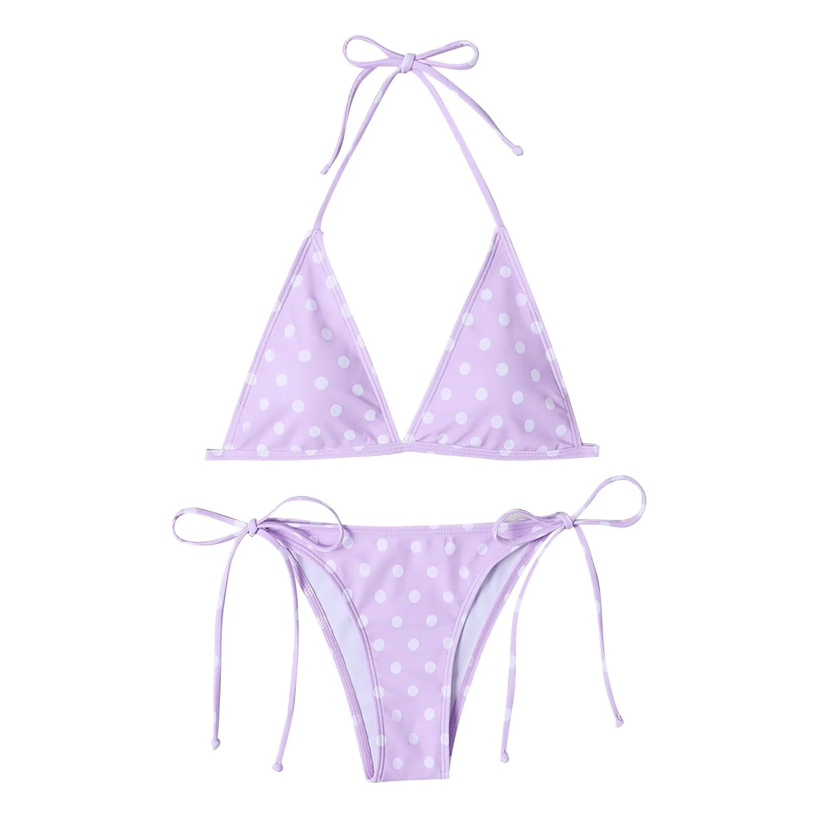 Polka Dot Sexy Bikini Sets Women's Swimsuit Push-Up Padded Bra Thong Bathing Suit Brazilian Beachwear Dots Print Swimming Suit