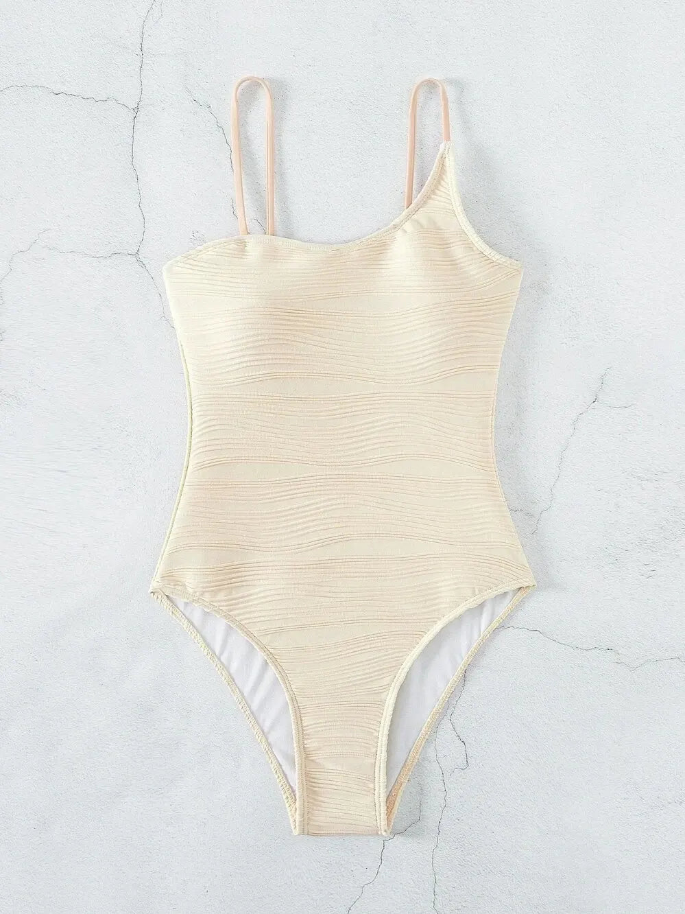 2026 Plain One Shoulder Swimsuit One Piece Solid Swimwear Women Sexy Bathers Bathing Swimming Swim Suit Female Beachwear
