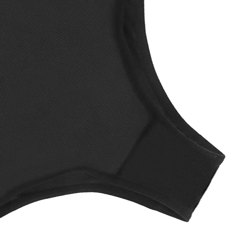 2pcs/pack Seamless Women Underwear Set Wireless Panties and Bra Sexy Briefs Tank Crop Top Brassiere Black Sexy Lingerie Sets
