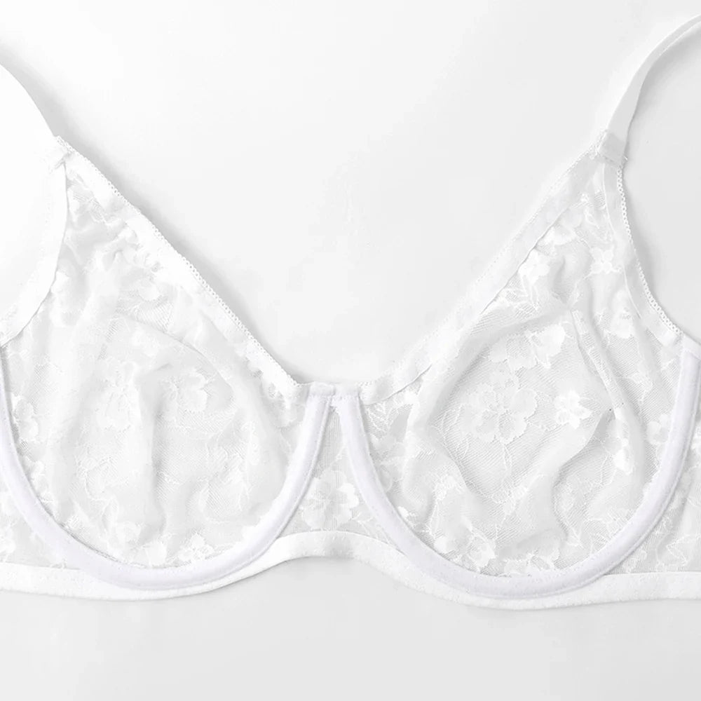 Women's Bra & Briefs Sets Seamless Bras For Ladies Lace Thong Underwear Plus Size Brassiere Sexy Lingerie Set BH Top