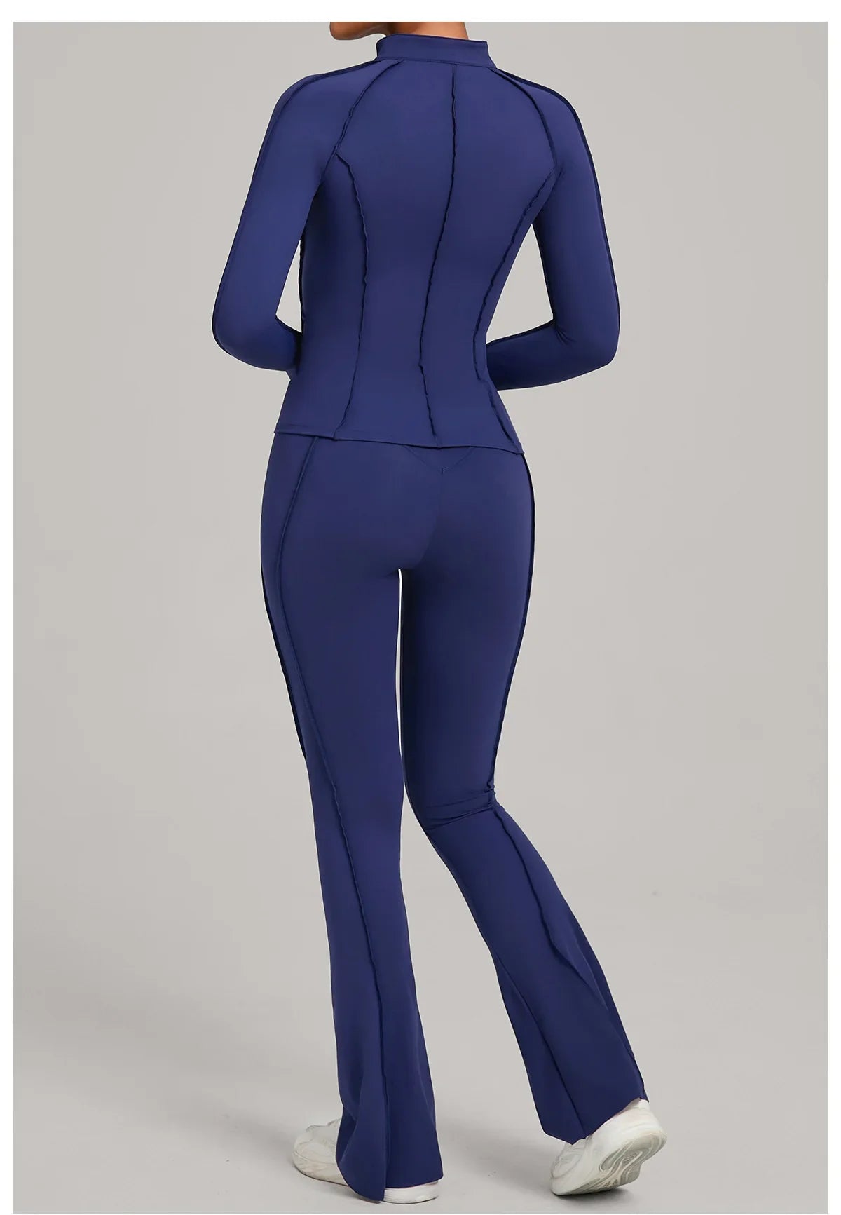 Women Tracksuit 2PCS Yoga Suit Sports Set Gym Set Running Outfits Workout Clothes Sports Long Sleeve Athletic Wear Yoga Clothing