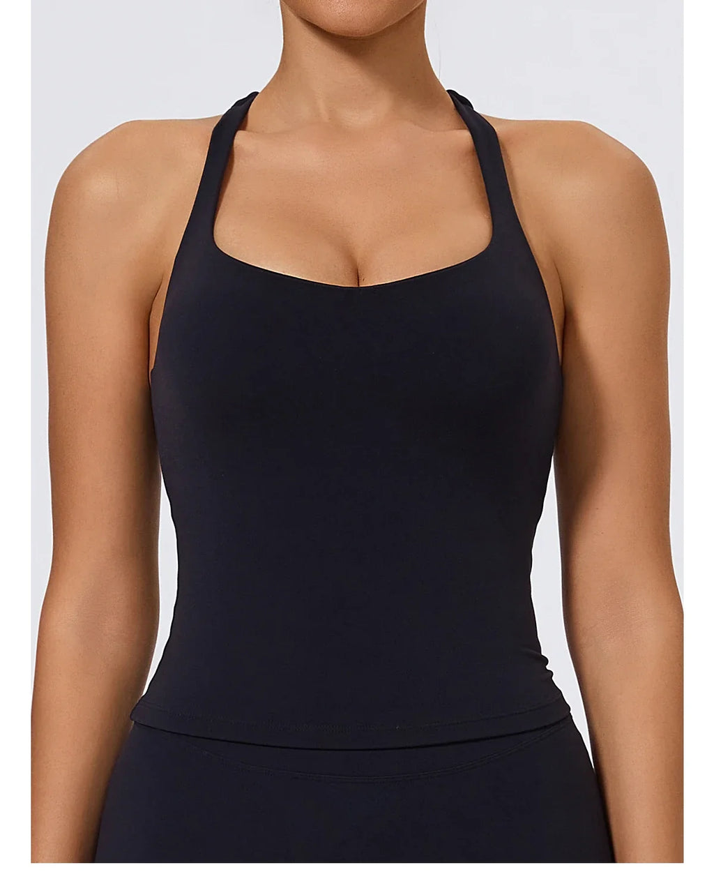 Hearuisavy Summer Woman Sports Vest I-Back Strap Design Gym Sportswear Breathable Quick Dry Fitness Tank Top Running Yoga Top