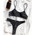 New Sexy Mini Micro Thong Bikini Women Swimwear Female Swimsuit Two-Pieces Bikini Set Padded Bather Bathing Suit Swim Lady V3077