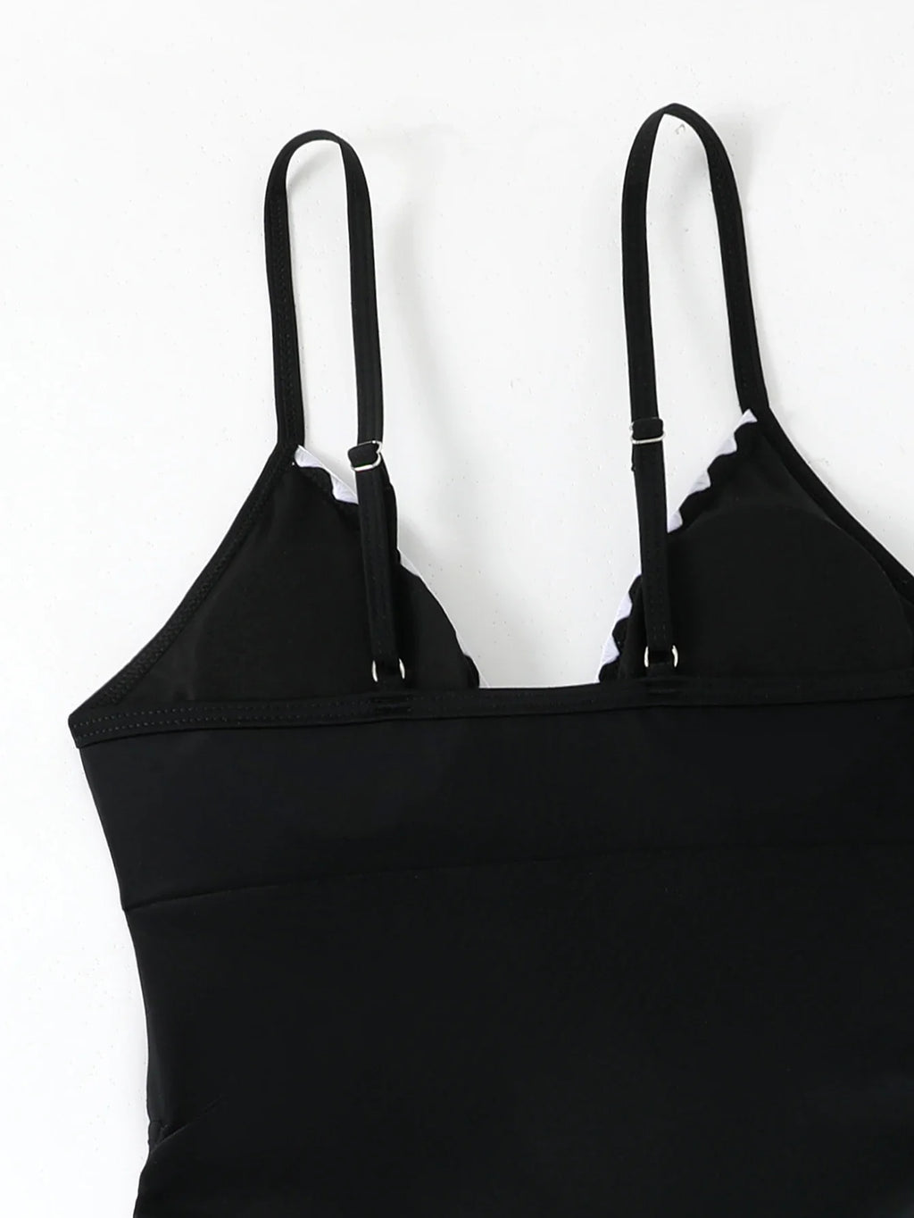 2026 Strappy Swimsuit One Piece Drawstring V-neck Swimwear Women Sexy Black Bathers Bathing Swimming Swim Suit Female Beachwear