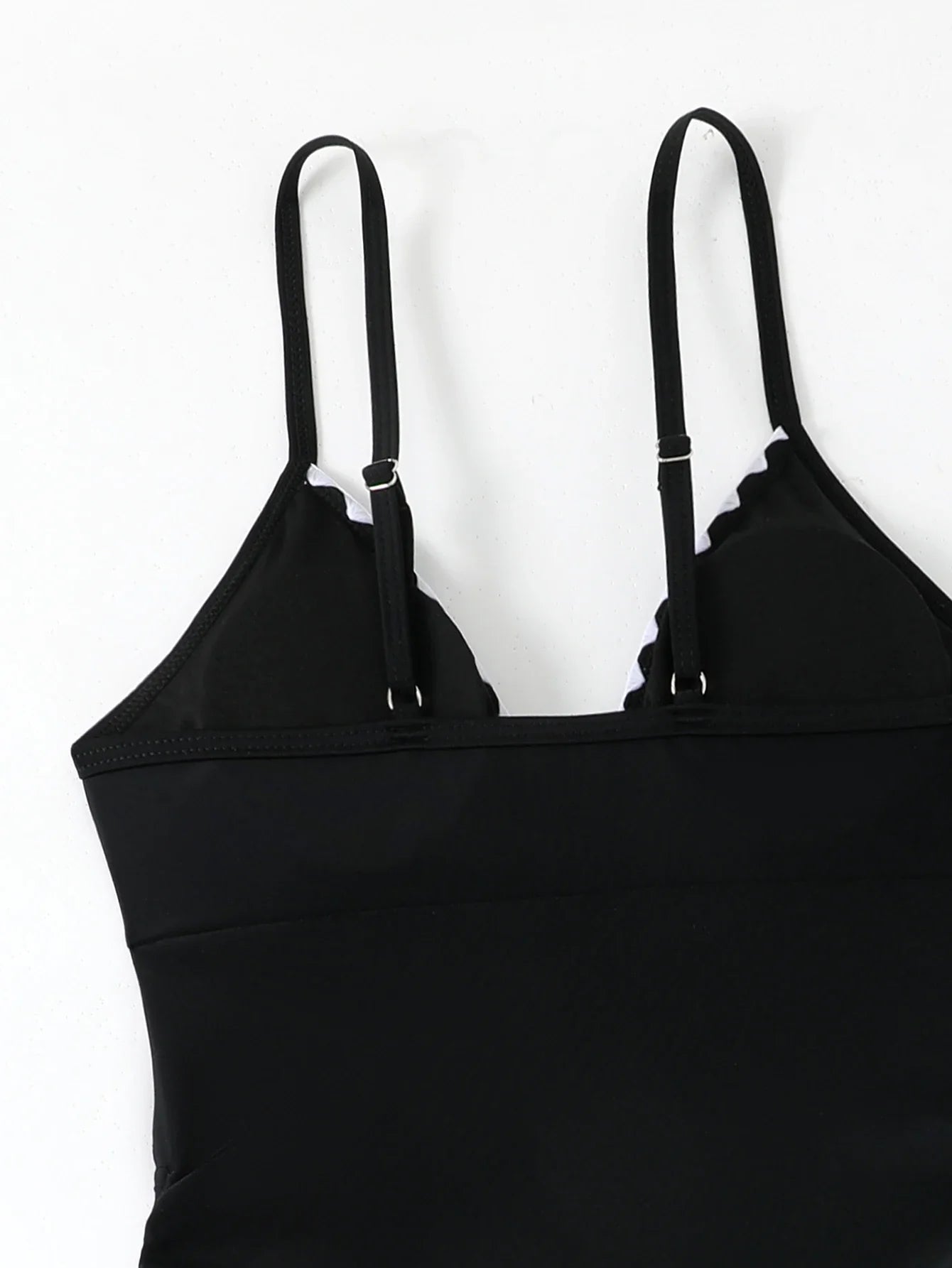 2026 Strappy Swimsuit One Piece Drawstring V-neck Swimwear Women Sexy Black Bathers Bathing Swimming Swim Suit Female Beachwear