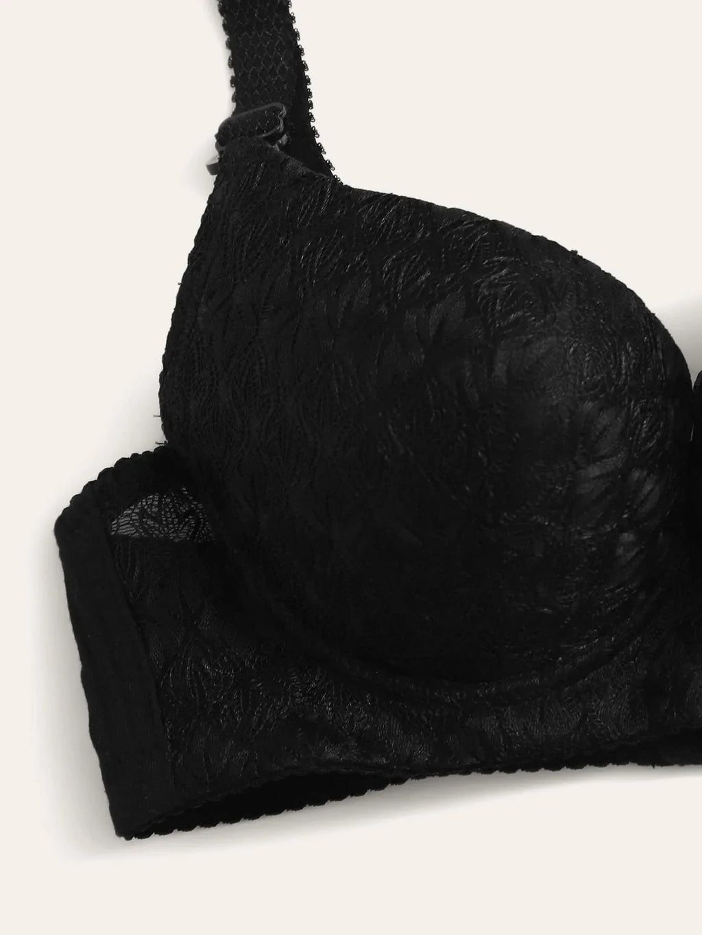 Women's sexy embroidered lace bra with steel rims gathered push up straps adjustable close fitting underwear D176