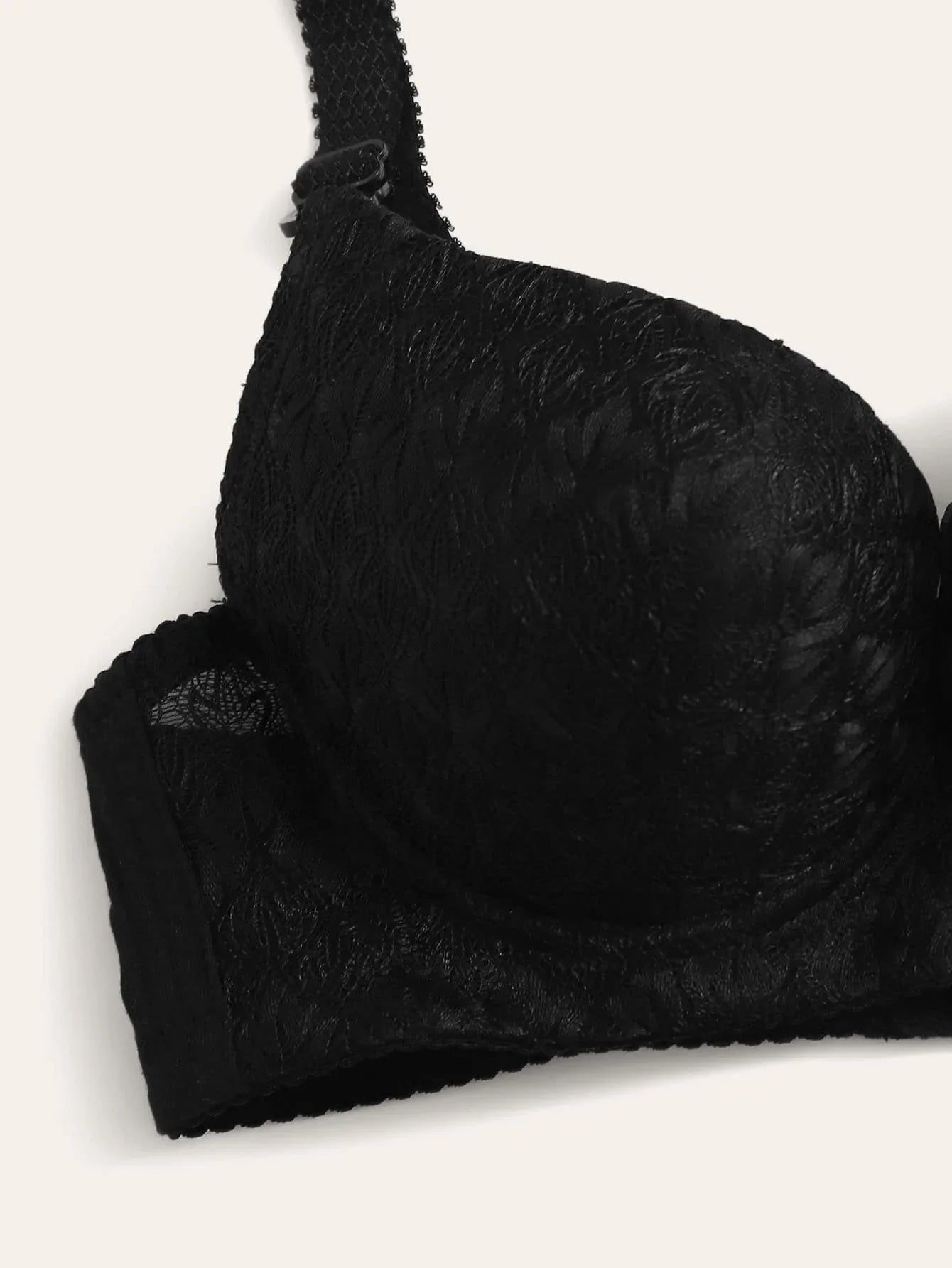 Women's sexy embroidered lace bra with steel rims gathered push up straps adjustable close fitting underwear D176