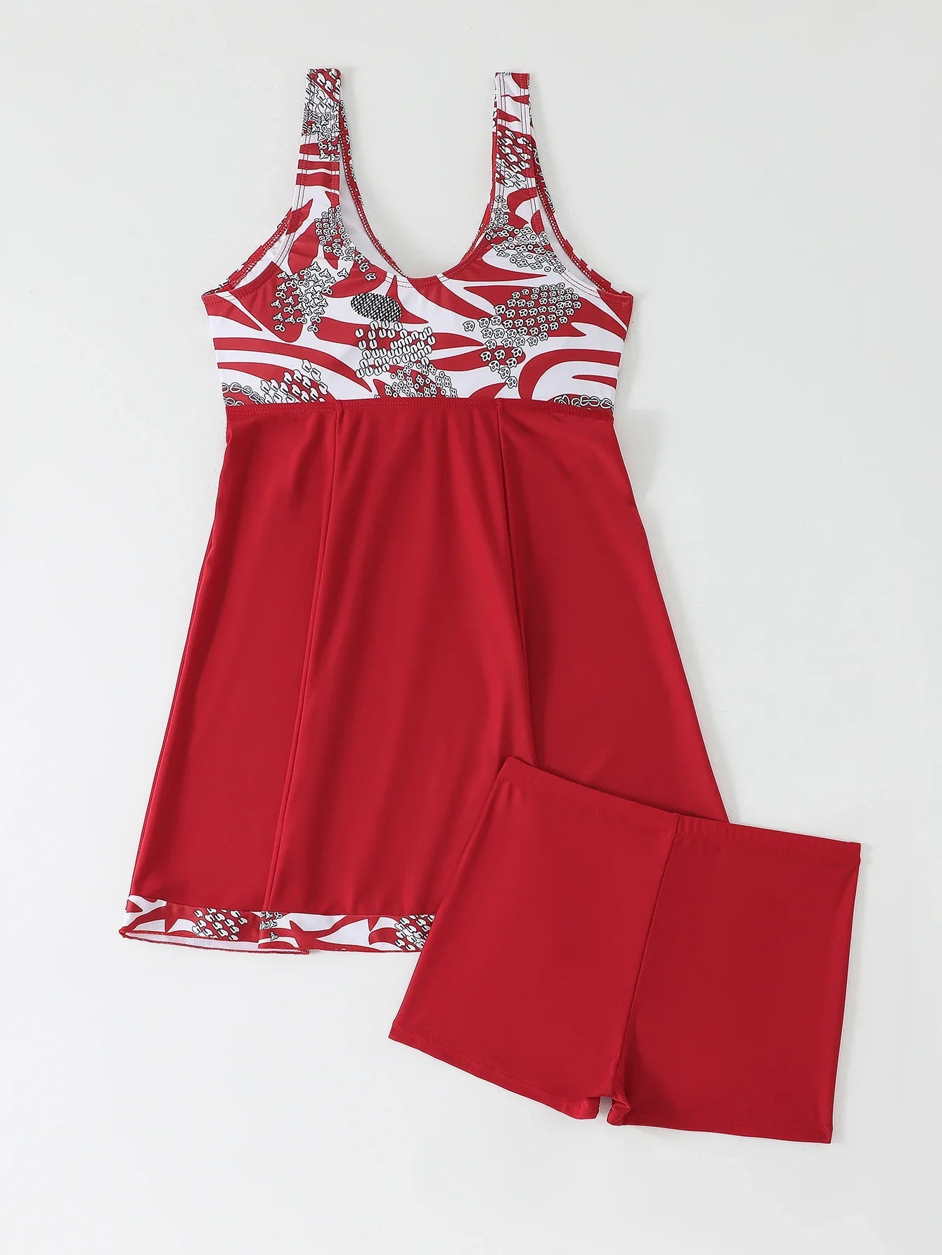 Printed Tankini 2026 Padded Swimsuit Women Shorts Swimwear Female Beach Dress Bathers Bathing Swimming Swim Suit