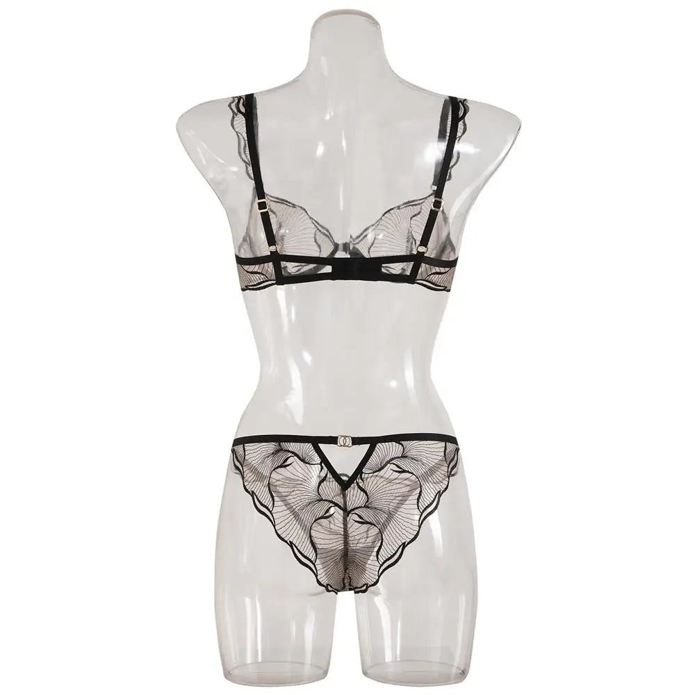 Summer French Minimizer Bra Beachwear Large Bust Pure Embroidery Lace Ultra Thin Plate Size Light Support Wirefree AU MOYISU