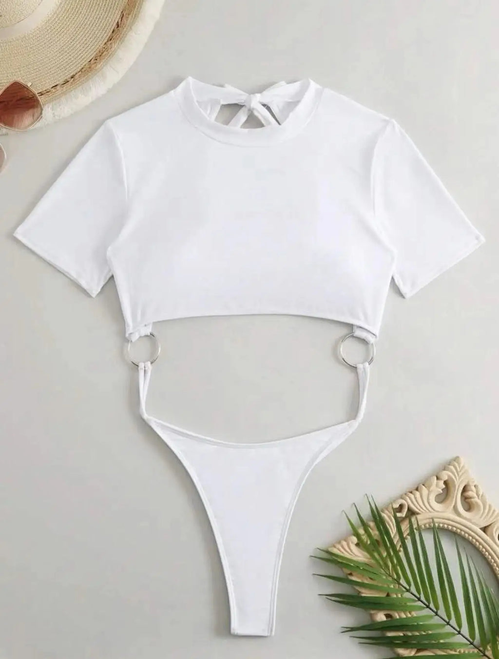 DEKA Women One Piece Swimsuits Micro Thong Cut Out Swimwear Monokini Backless Bathing Suit Bikini Bathers Beach Wear