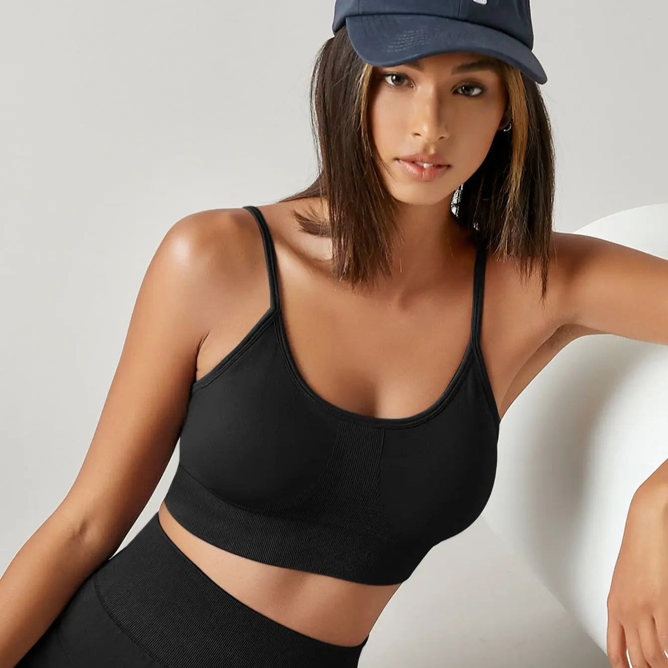 Sports Bra High Stretch Breathable Top Fitness Women Padded for Running Yoga Gym Seamless Crop Bra Gradient Sport Bra