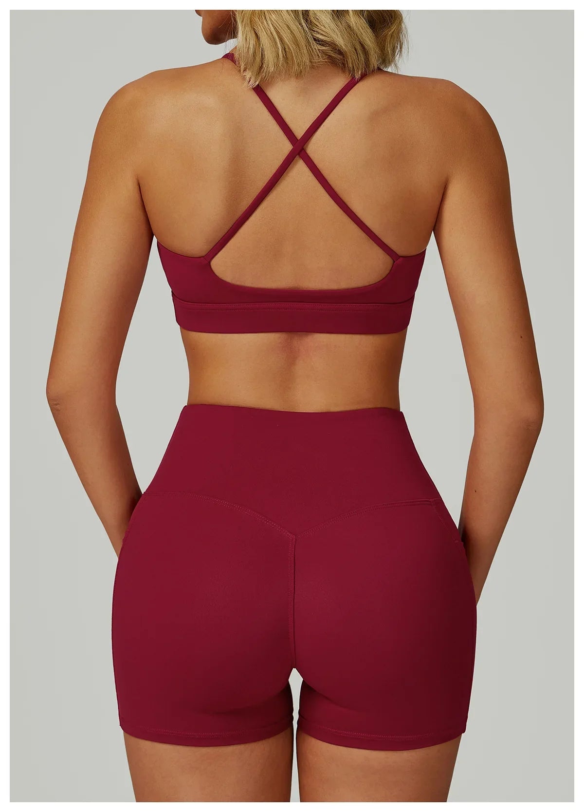 Sexy Underwear Women Tops Back Cross Strap Tank Top Push Up Running Sports Bra Breathable Soft Fitness Beauty Workout Yoga Bra