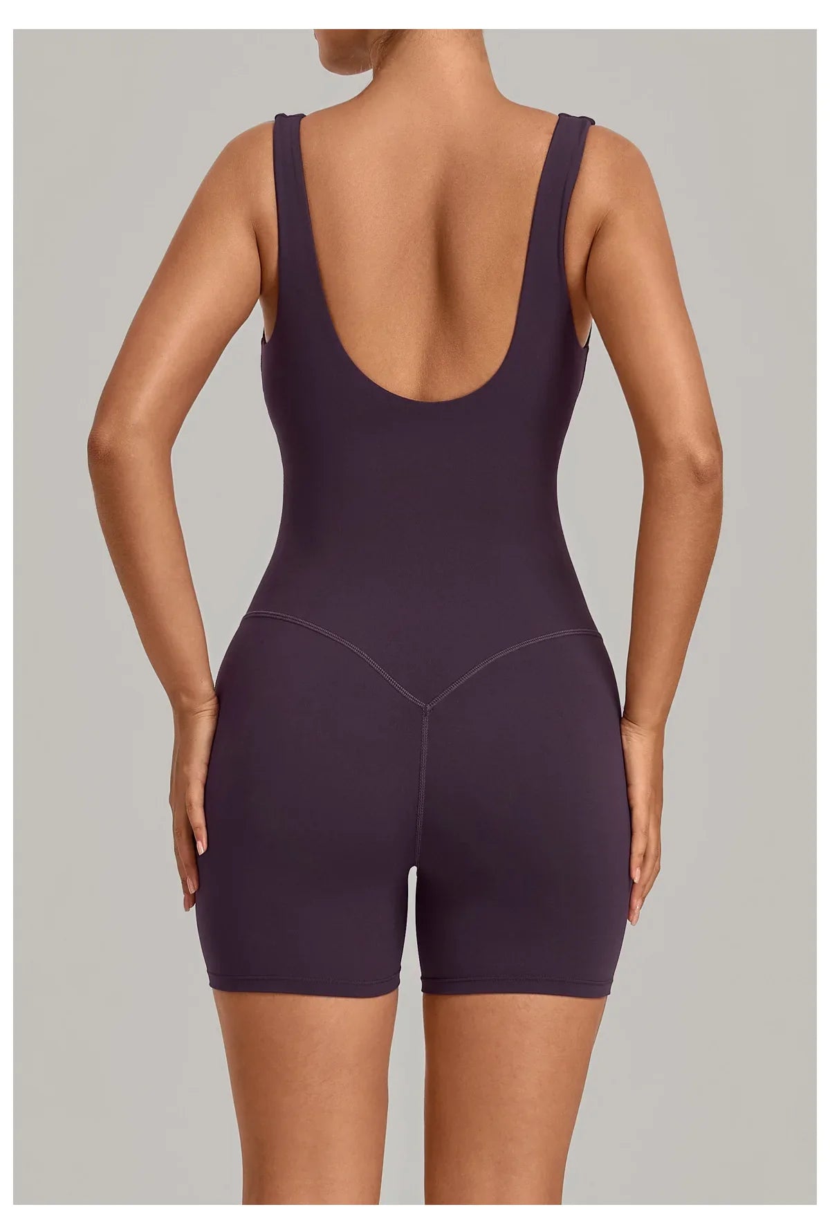 New Summer U-neck Beautiful Back Yoga Jumpsuit Women Sleeveless Tight Sports One Piece Suit Outdoor Gym Running Fitness Overalls