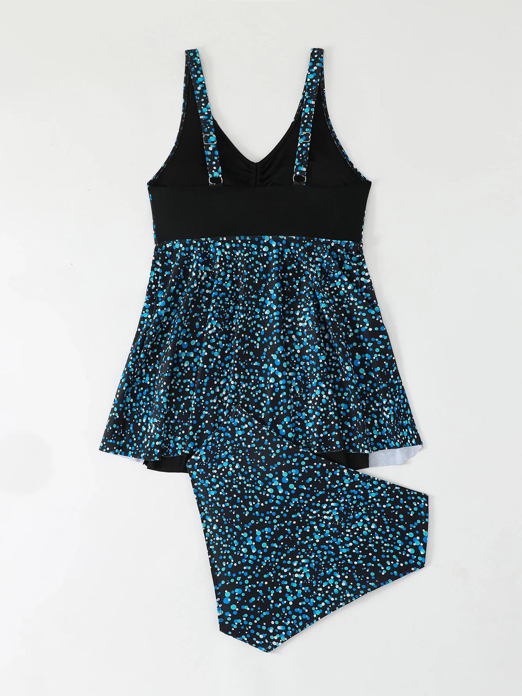Strappy Printed Tankini 2026 Large Plus Size Swimsuit Women Beach Dress Swimwear Female Bathers Bathing Swimming Swim Suit 4XL