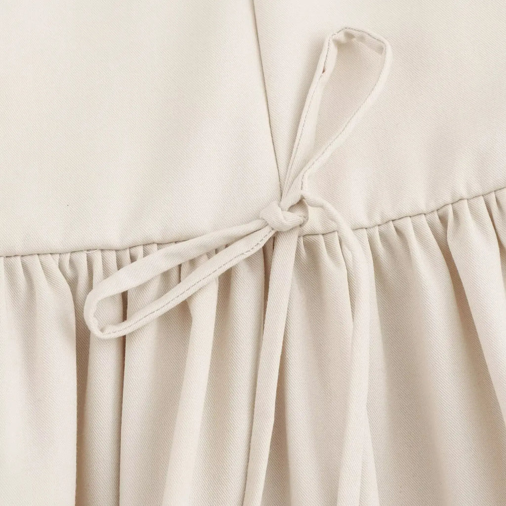 Foridol Bowknot Pleated Tank Short Dress for Women Sleeveless Casual Party Short Dress Female Casual Autumn Winter Dress