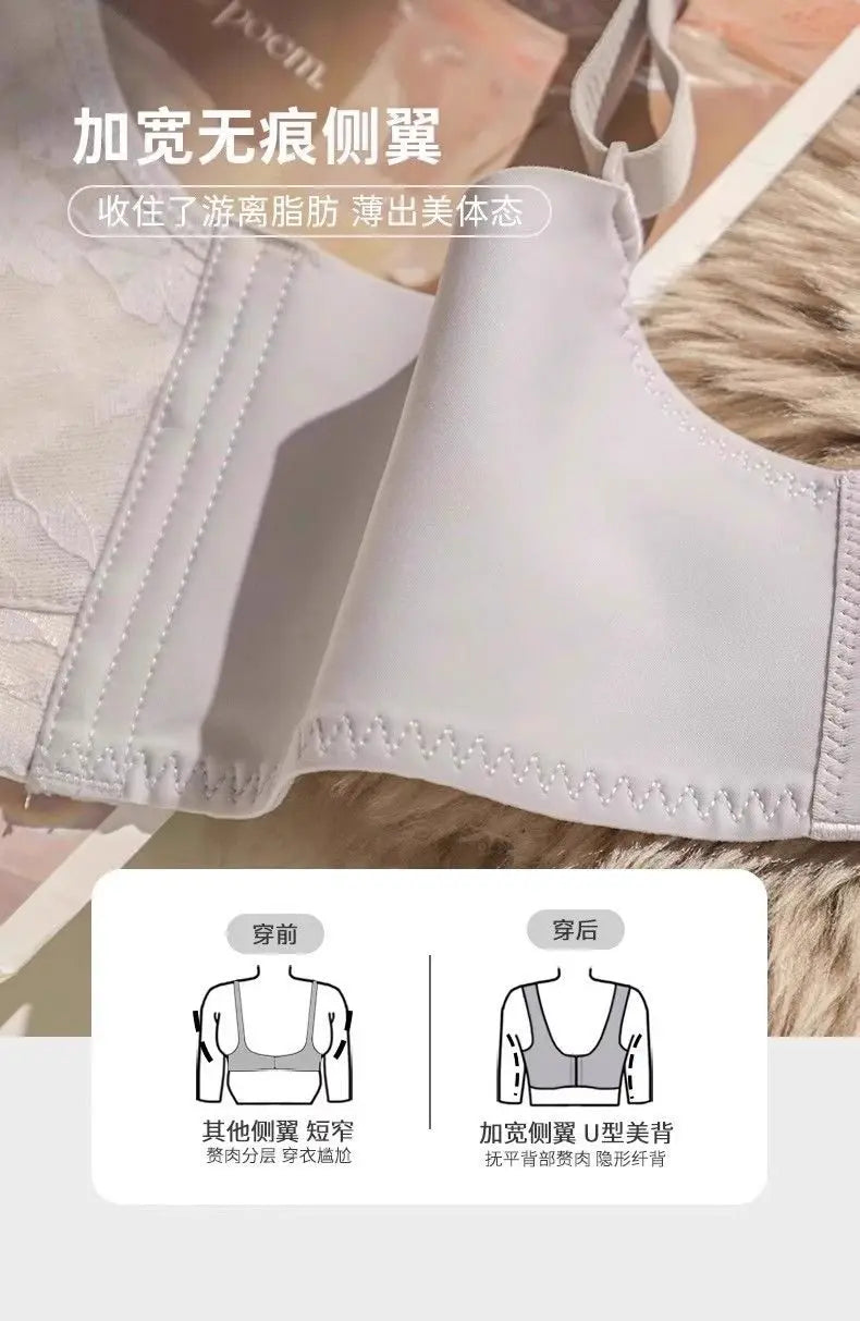 Soutien-gorge Minimisateur Grande Taille Sans Armatures, Pour Poitrine Abondante, Maintien et Redressement, Léger d’Été MOYISU