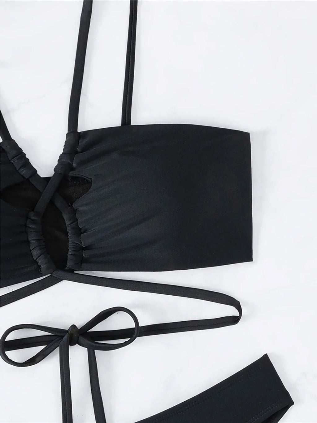 S - XL Cut Out Scrunch Butt Bikini Female Swimsuit Women Swimwear Two-pieces Bikini set Brazilian Bather Bathing Suit Swim K7300