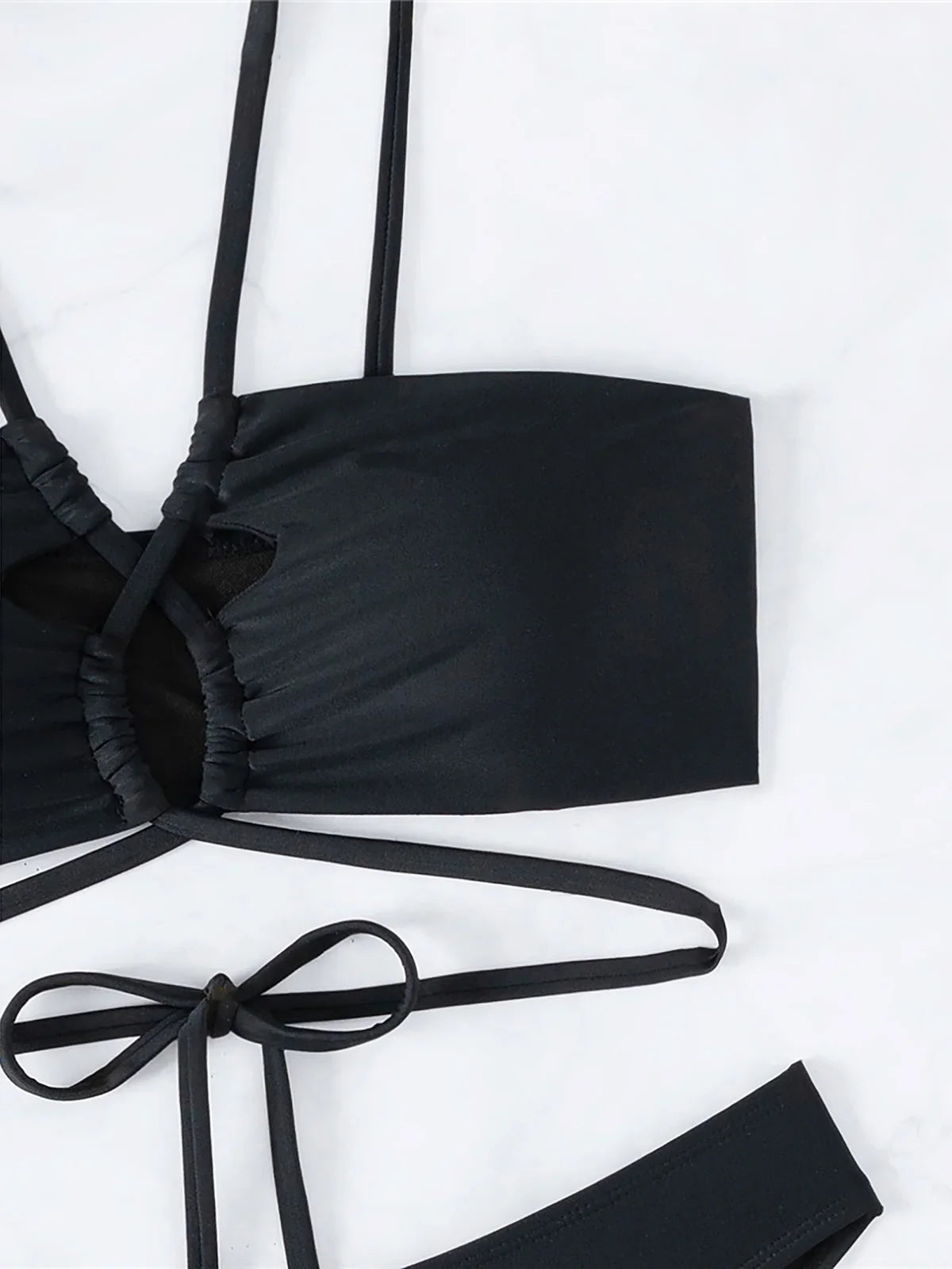 S - XL Cut Out Scrunch Butt Bikini Female Swimsuit Women Swimwear Two-pieces Bikini set Brazilian Bather Bathing Suit Swim K7300