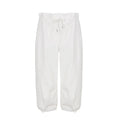 Summer women's elastic waist casual workwear low-rise mid-pants comfortable woven pants