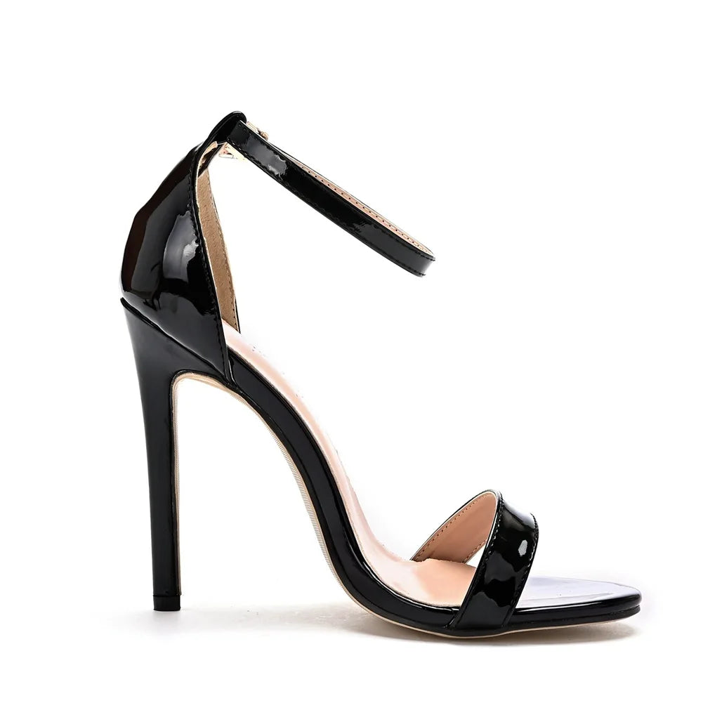 2026 spring Fashion Large Size 11cm Woman Sexy Dance Shoes Sandals Women Shoe Summer High Heels Stiletto Elegant Party Shoe