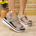 Women Summer Shoes  New Mesh Fish Platform Sandals Women's Open Toe Wedge Sandals Ladies Light Casual Shoes Zapatillas Muje