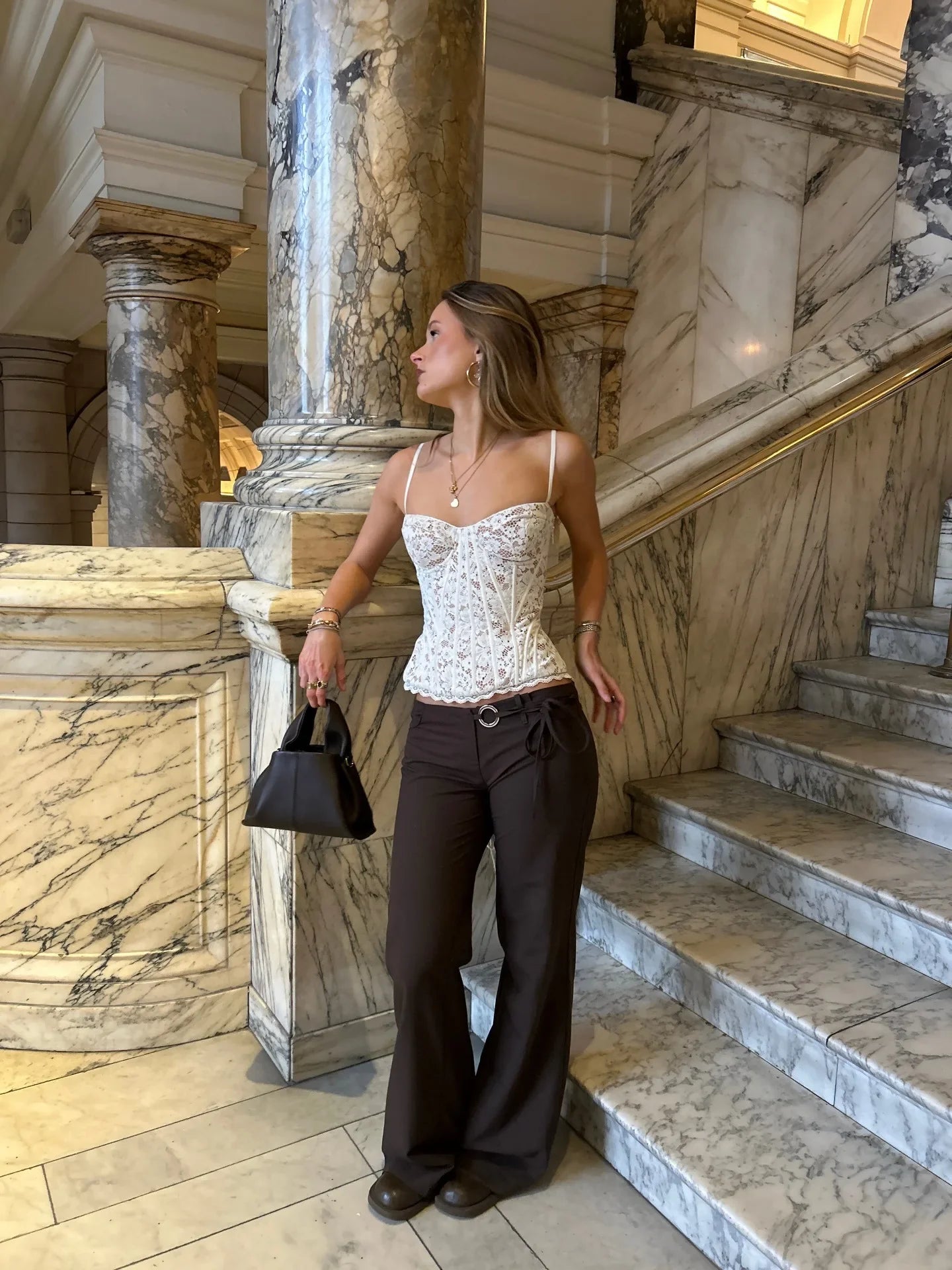 Phantasy Summer Fashion Tank Top Women Elegant Lace Top Sexy Slim Fit Lace up Camisole Lady Casual Streetwear Women Clothing