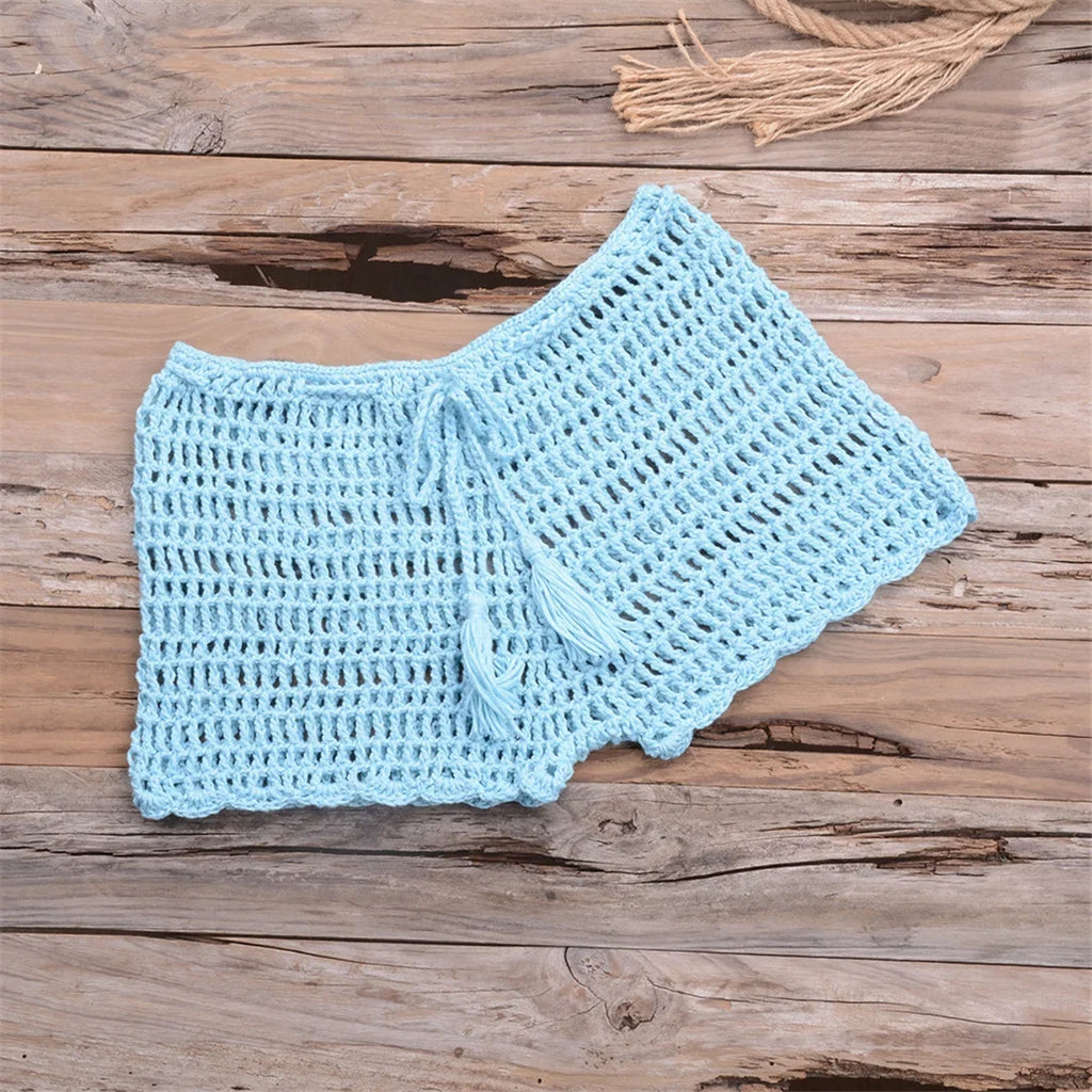 17 Colors Bikini Bottom Hollow Out Mini Shorts Swim Brief Women Swimwear Female Bather Brazilian Tanga Panties Underwear V7011