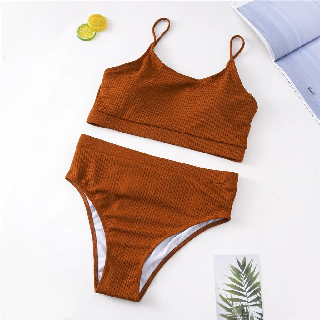 0XL - 4XL 7 Colors Bikini Plus Size Large Size Swimwear Women Swimsuit Female Two-Pieces Bikini Set Bather Bathing Suit V3774B