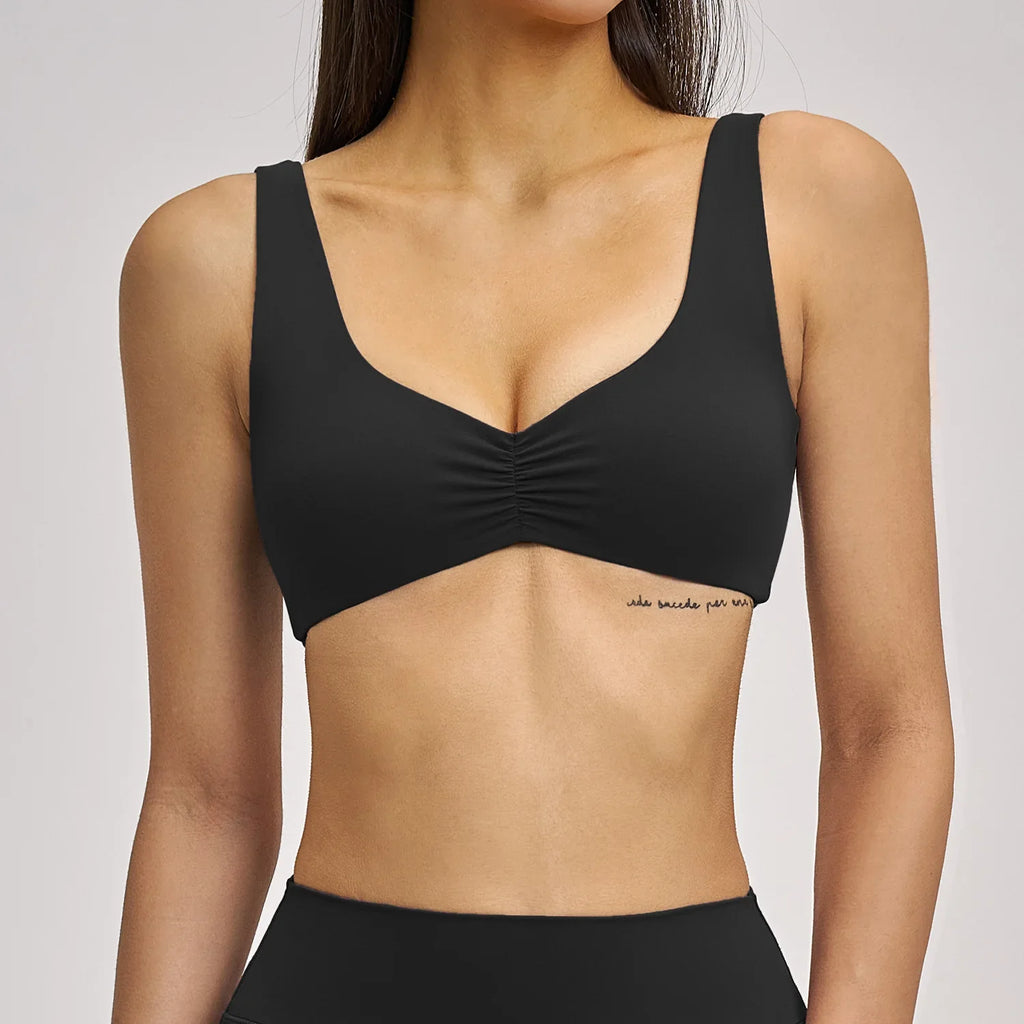 Sports Bra Women Top Push Up Fitness Yoga Bra High Strength Underwear Sport Top Breathable Running Vest Bralette Gym Wear Female