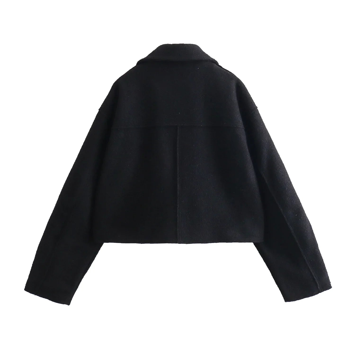 Foridol Autumn Winter Thick Burgundy Coat Jacket Women Zip Closure Turn Down Collar Short Jacket Veste Casual Angola Red Coat