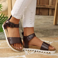 2026 New Women Shoes Solid Color Casual Comfortable Flat Summer Beach Shoes