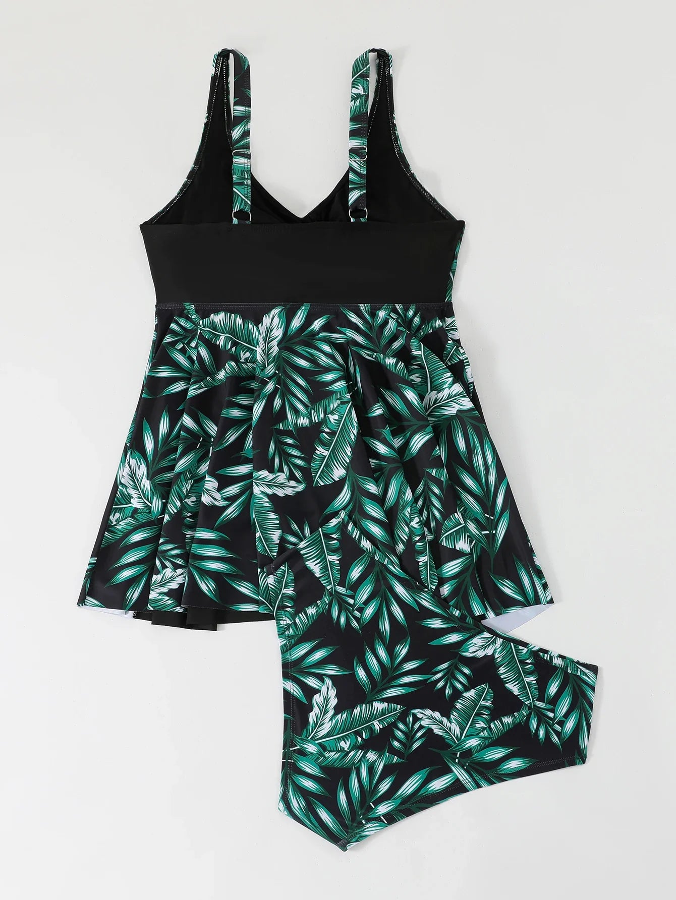 Strappy Printed Tankini 2026 Large Plus Size Swimsuit Women Beach Dress Swimwear Female Bathers Bathing Swimming Swim Suit 4XL