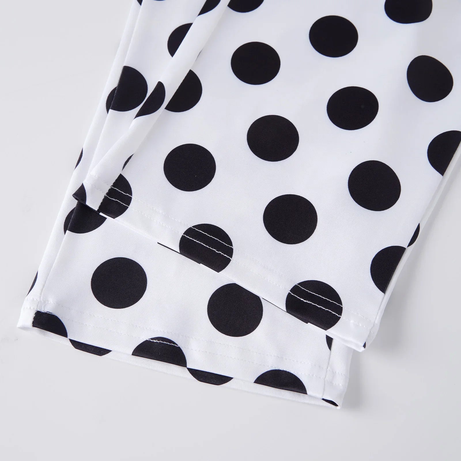 Women's Summer Low Waisted Capri Pants Slim Fit Dot Print Cropped Leggings for Casual Occasions Work