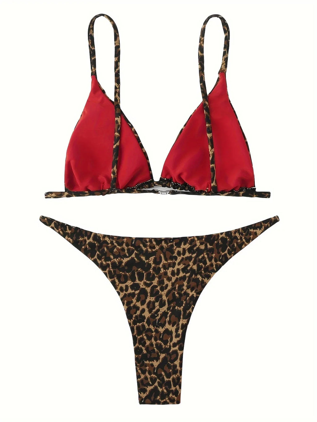 DEKA Leopard Mini Micro Bikini Set Printed Halter Swimwear Women Brazilian Female Swimsuit Two-piece Bather Bathing Suit Swim