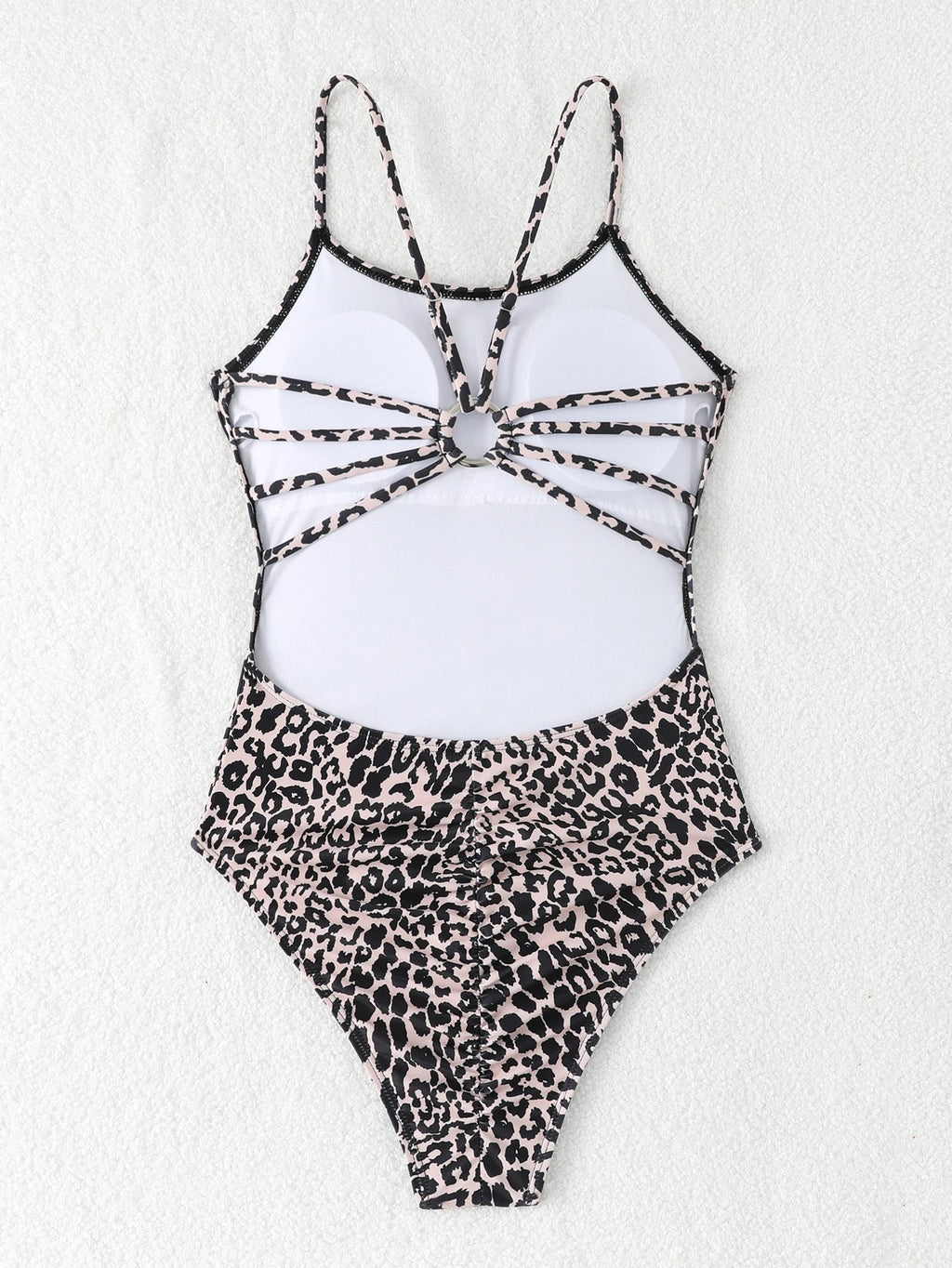 2026 Leopard Swimsuit One Piece String Backless Monokini Swimwear Women Sexy Bathers Bathing Swimming Swim Suit Female Beachwear