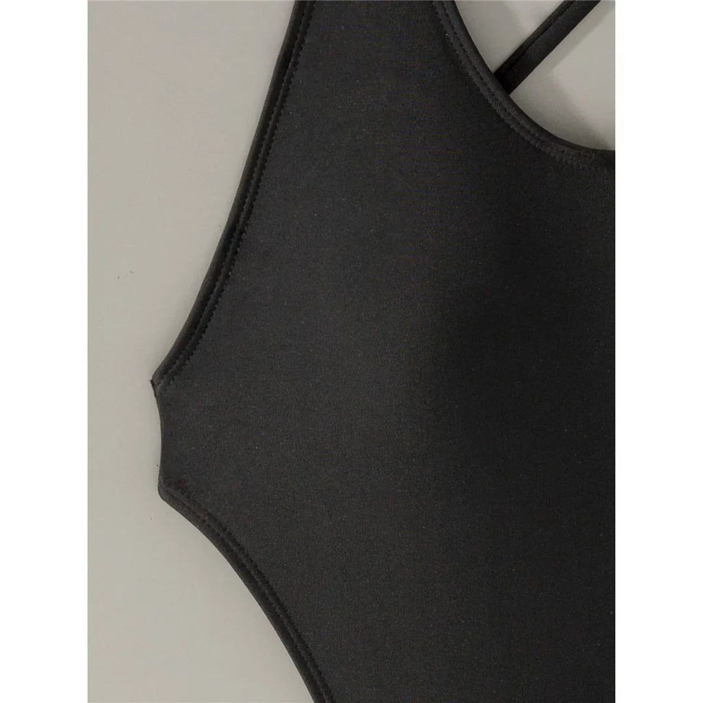 Extreme String Mini Micro Thong Cross Back Women Swimwear One Piece Swimsuit Female High Leg Cut Bather Bathing Suit Swim V7876
