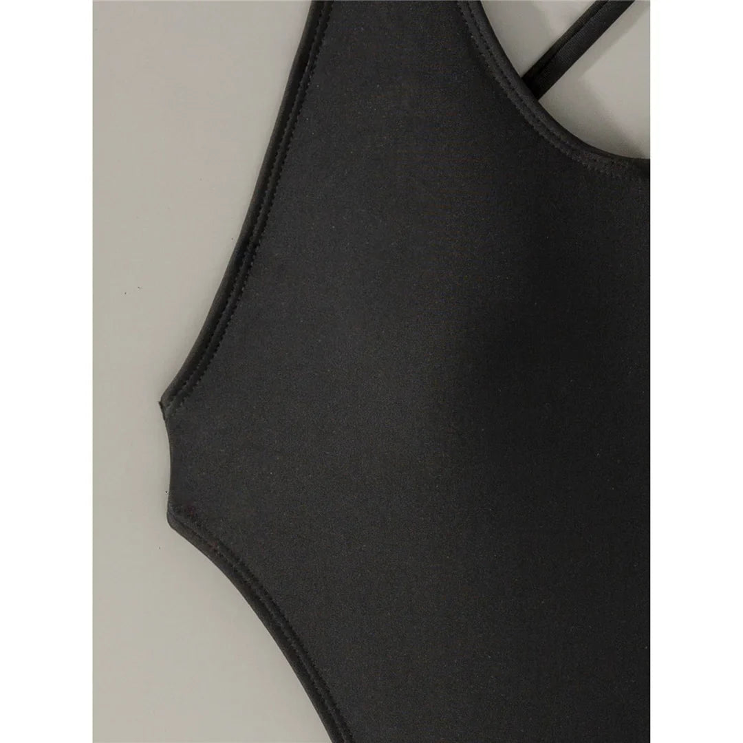 Extreme String Mini Micro Thong Cross Back Women Swimwear One Piece Swimsuit Female High Leg Cut Bather Bathing Suit Swim V7876