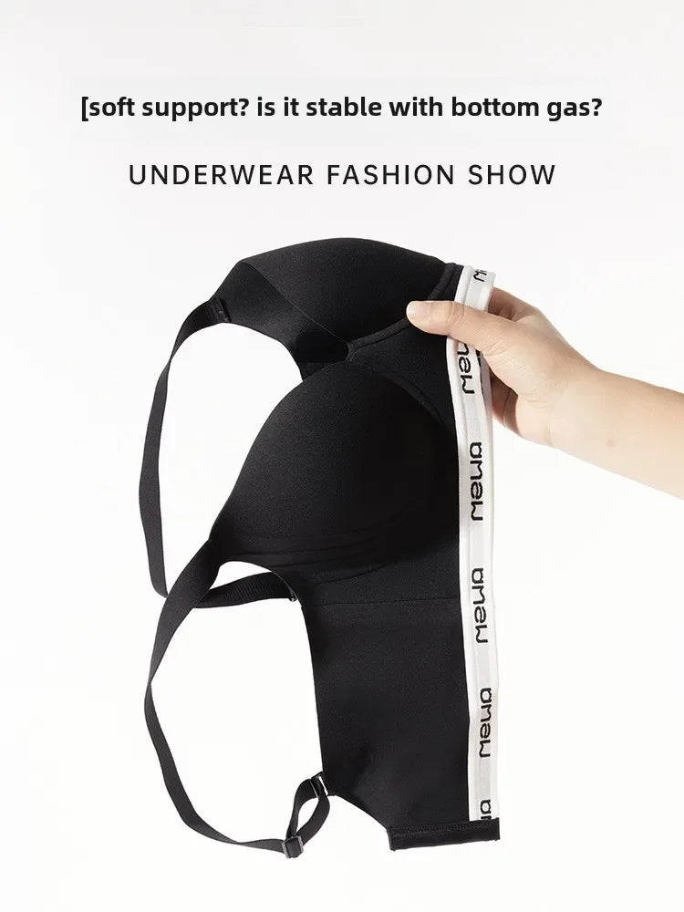 MOYISU Adjustable Anti-Sag Bra for Women, Big Bust Minimizer Wireless Bralette Lightweight No Spillage Comfort Plus Size Summer
