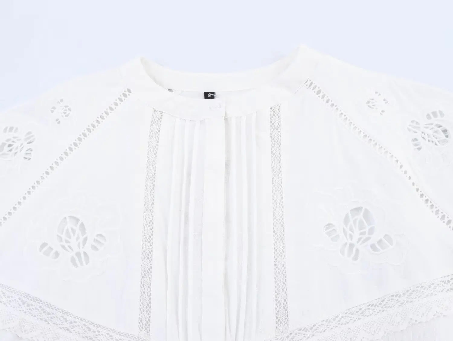 Foridol White Cotton Shorts Set Outfits Women Hollow Out Embroidery Two Pieces Set Outfits Shirt Shorts Matching Set Summer