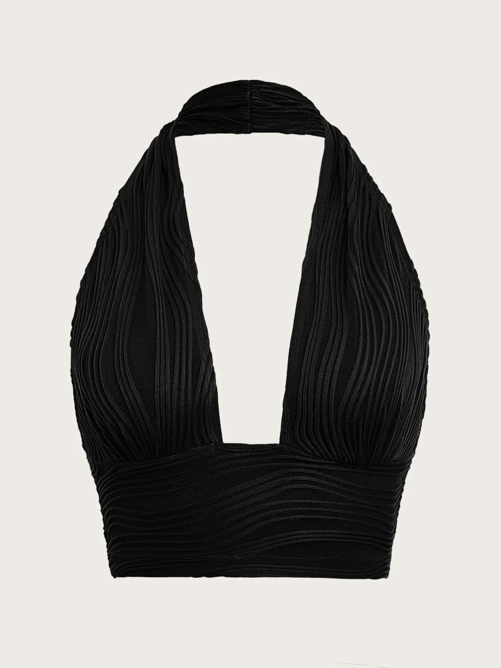 Sexy Solid Backless Crop Halter Top Women Summer 2024 Y2K Clothes Grunge High Street Style Club Sleeveless Cami Top Streetwear