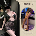 Sexy lingerie, lace butt-covering secretary uniform, sexy pure desire flirting pajamas set