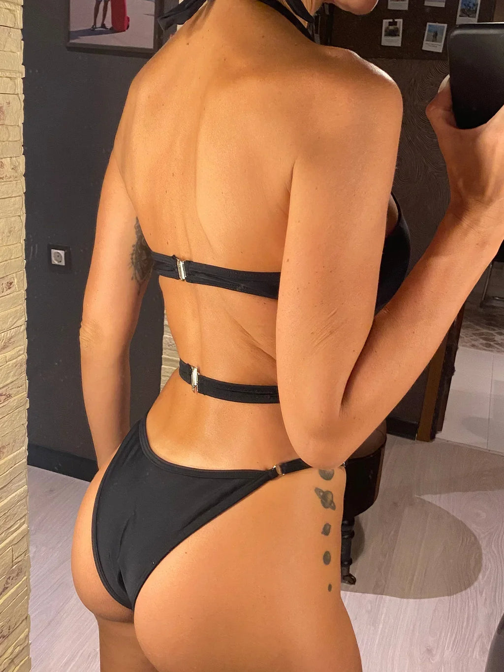 Asymmetric V-bra Underwired Cut Out Women Swimwear One Piece Swimsuit Female High Cut Monokini Bather Bathing Suit Swim V5928