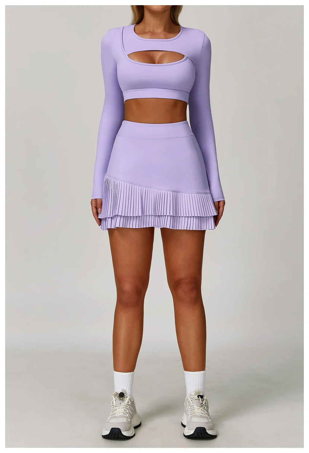 Pleated Tennis Skirt for Women with Pocket Shorts Women's High Waisted Wrapped Around Tummy Control Athletic Golf Yoga Skorts