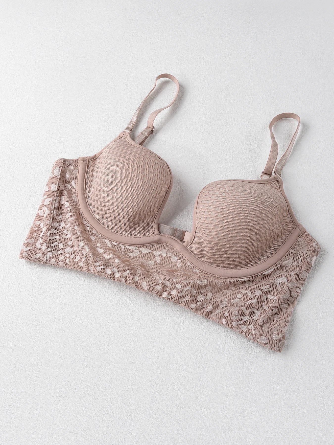 stylish mesh breathable softsteel ring bra thin design with backless multiple wearing styles comfortable Lingerie underwear