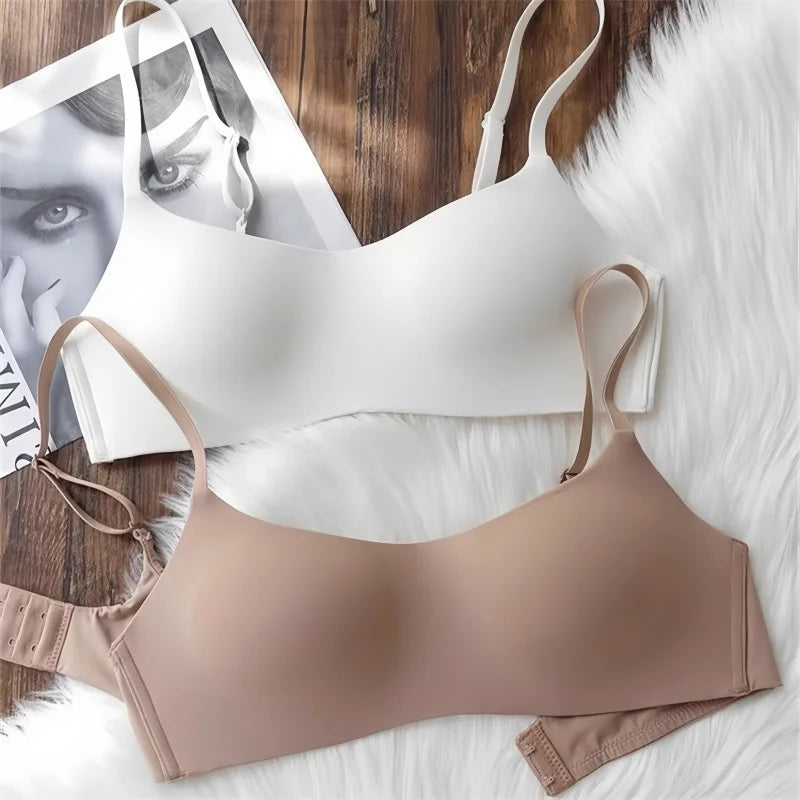 Seamless Bras For Women Small Chest 1/2 Cup Non-Wire Bra Push Up Bra Female Support Underwear Sexy Lingerie Intimates S-XL