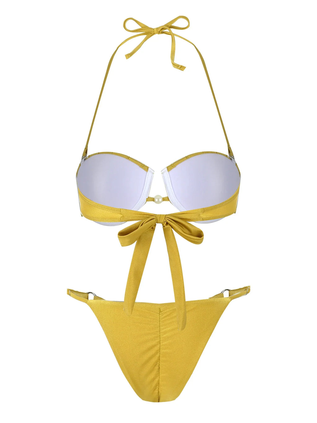 Sexy Shell Bikini Set With Skirt Women Two-Pieces Swimsuit 2024 New High Fork Skirt Set Biquini Swimwear For Girl Clothing