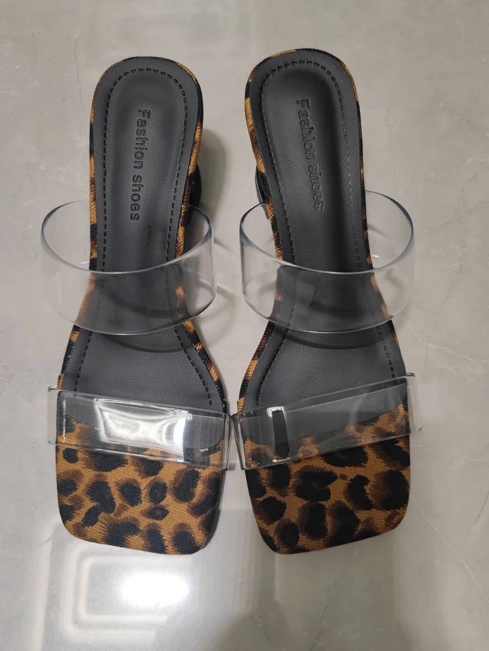 Y2K PVC Transparent Designer Sandals Women Shoes Slip On Hollow Wedge Slide Mules Beach Vacation 6cm Comfortable Walking Heels