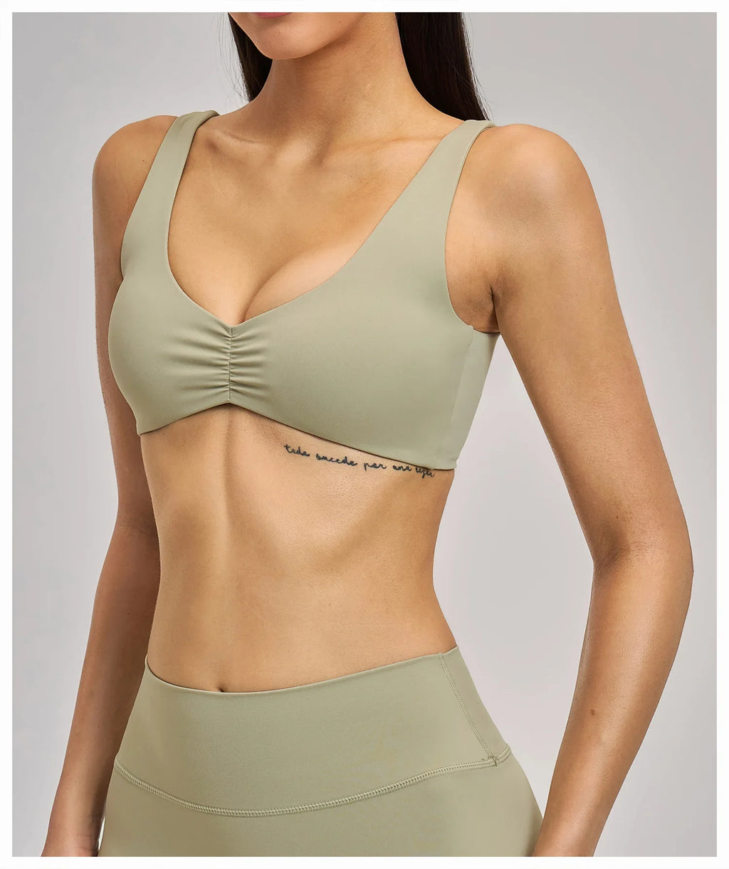 Sports Bra Women Top Push Up Fitness Yoga Bra High Strength Underwear Sport Top Breathable Running Vest Bralette Gym Wear Female